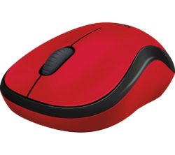 LOGITECH M220 Silent Wireless Optical Mouse - Red